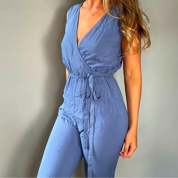 Lulus Tank Top Jumpsuit with Pockets - Picture 2 of 3